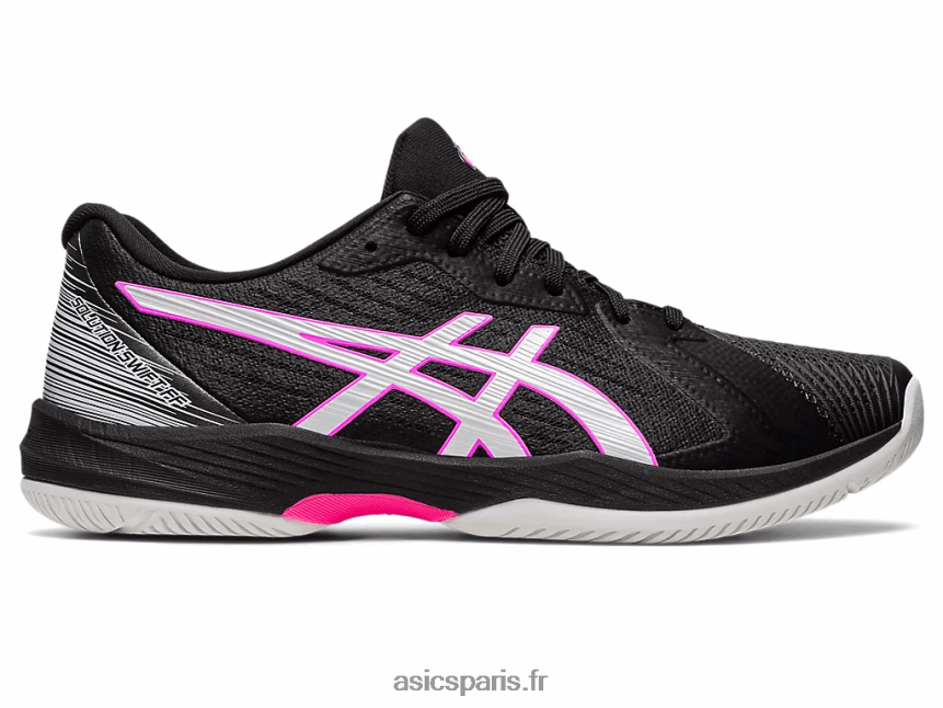 Hommes Asics solution rapide ff BXL8B2513 noir/rose vif