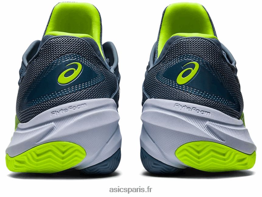 Hommes Asics terrain ff 3 terre battue BXL8B2352 bleu acier/blanc