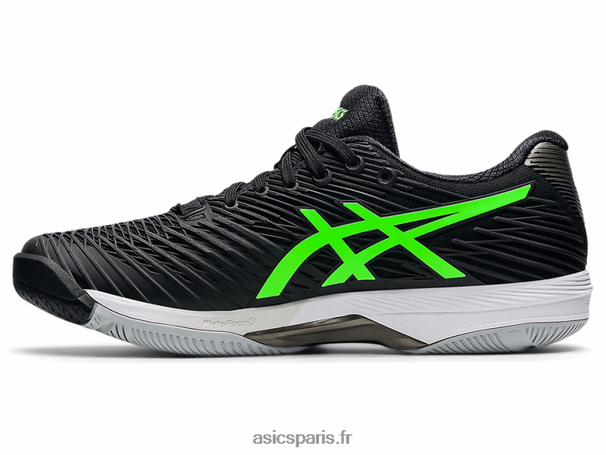 Hommes Asics vitesse de solution ff 2 BXL8B21541 gecko noir/vert