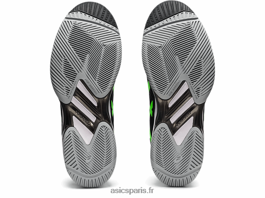 Hommes Asics vitesse de solution ff 2 BXL8B21541 gecko noir/vert