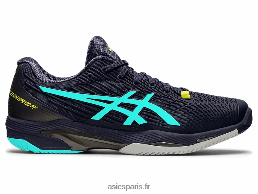 Hommes Asics vitesse de solution ff 2 BXL8B21542 brume indigo/menthe glacée