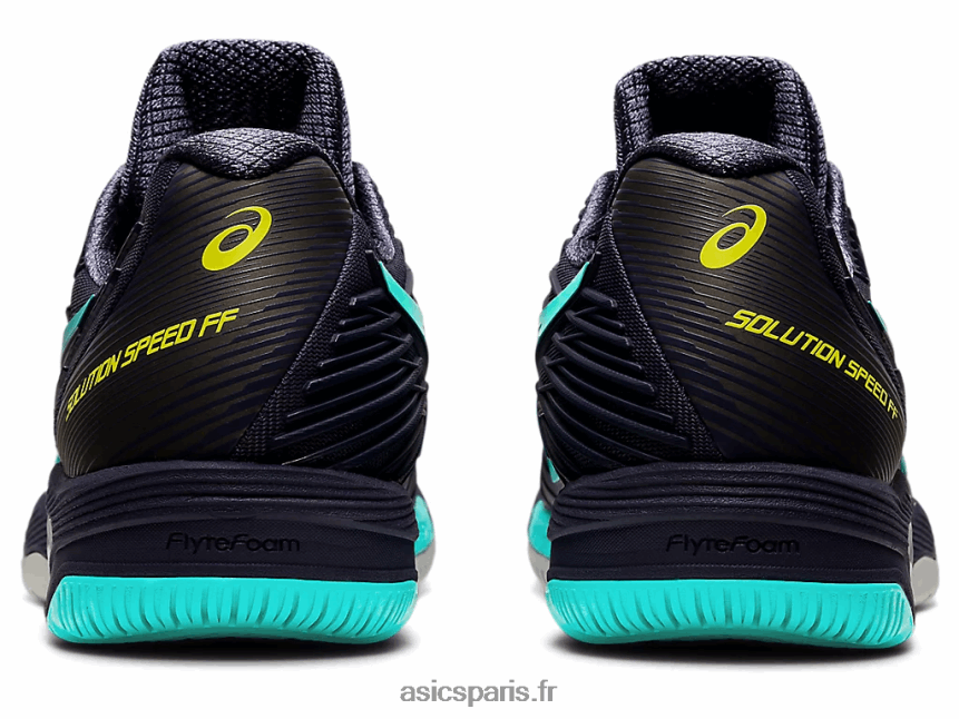 Hommes Asics vitesse de solution ff 2 BXL8B21542 brume indigo/menthe glacée