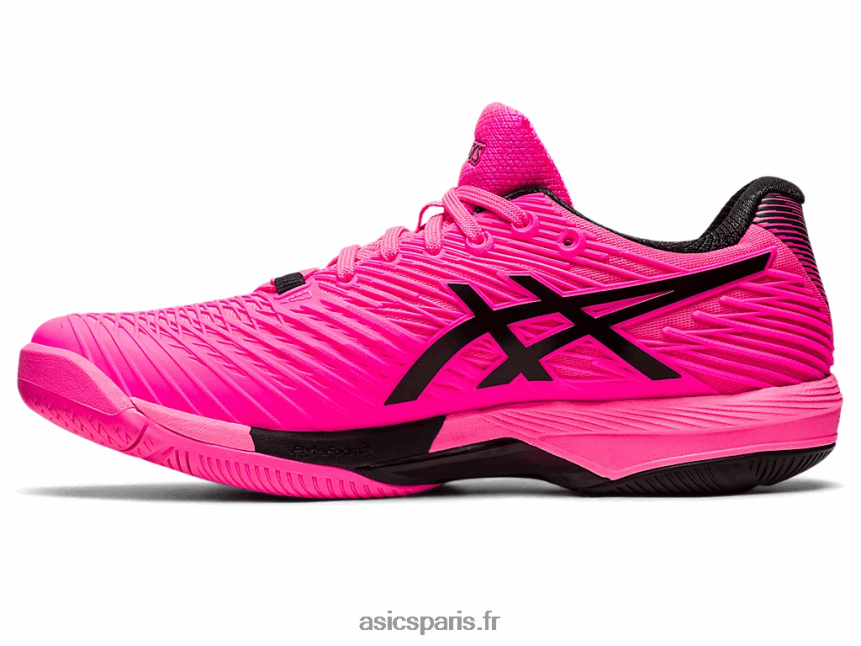 Hommes Asics vitesse de solution ff 2 BXL8B248 rose vif/noir