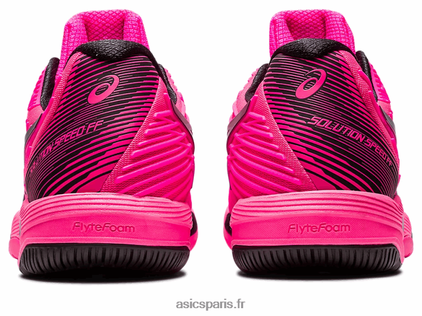 Hommes Asics vitesse de solution ff 2 BXL8B248 rose vif/noir