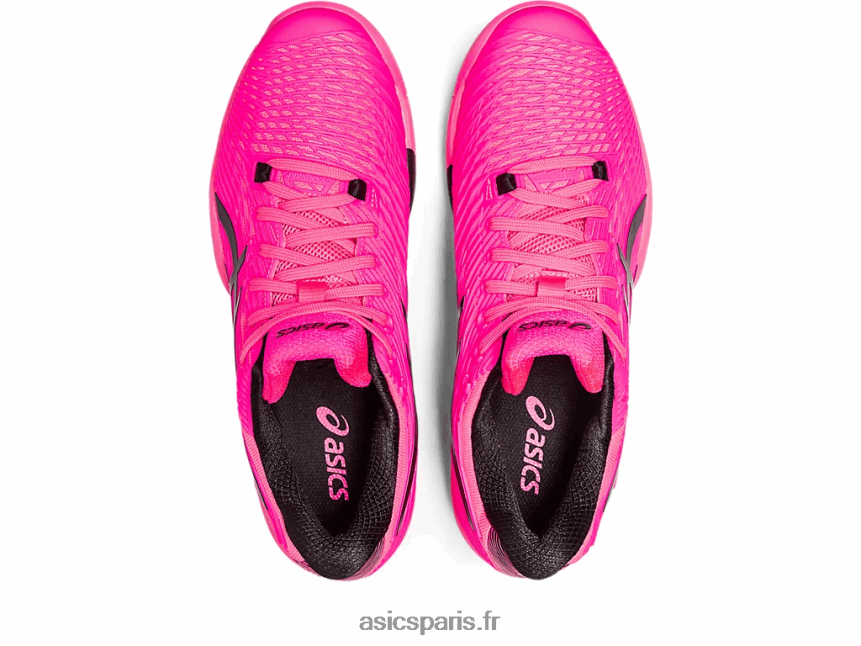 Hommes Asics vitesse de solution ff 2 BXL8B248 rose vif/noir