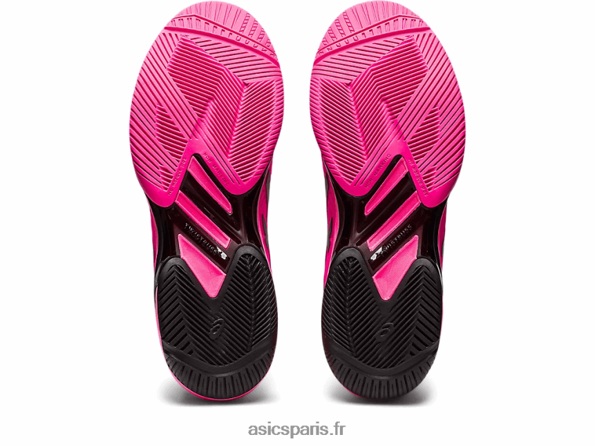 Hommes Asics vitesse de solution ff 2 BXL8B248 rose vif/noir