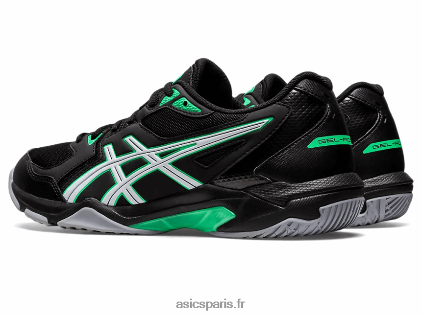 Hommes Asics gel-fusée 10 BXL8B21150 noir/nouvelle feuille