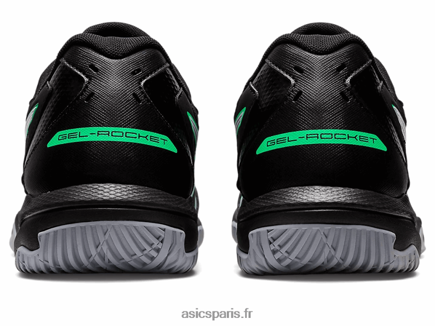 Hommes Asics gel-fusée 10 BXL8B21150 noir/nouvelle feuille