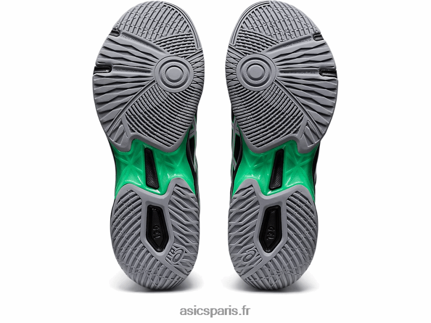 Hommes Asics gel-fusée 10 BXL8B21150 noir/nouvelle feuille