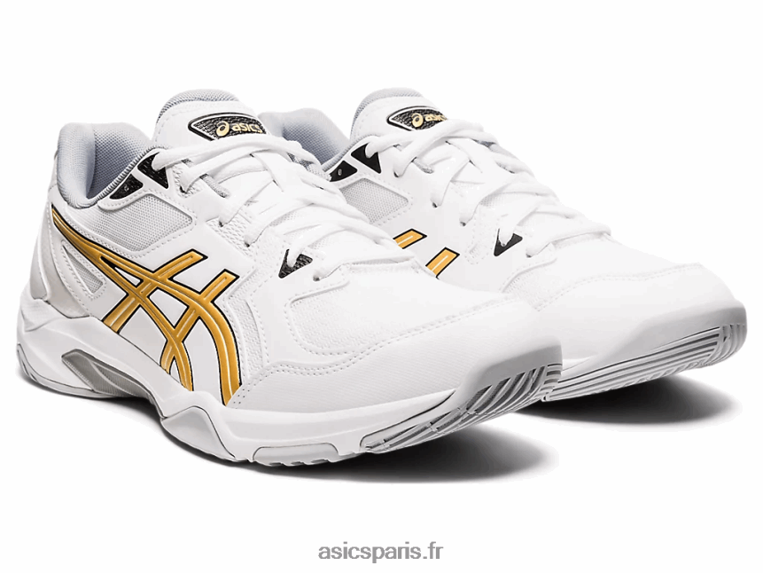 Hommes Asics gel-fusée 10 BXL8B21890 or blanc/pur