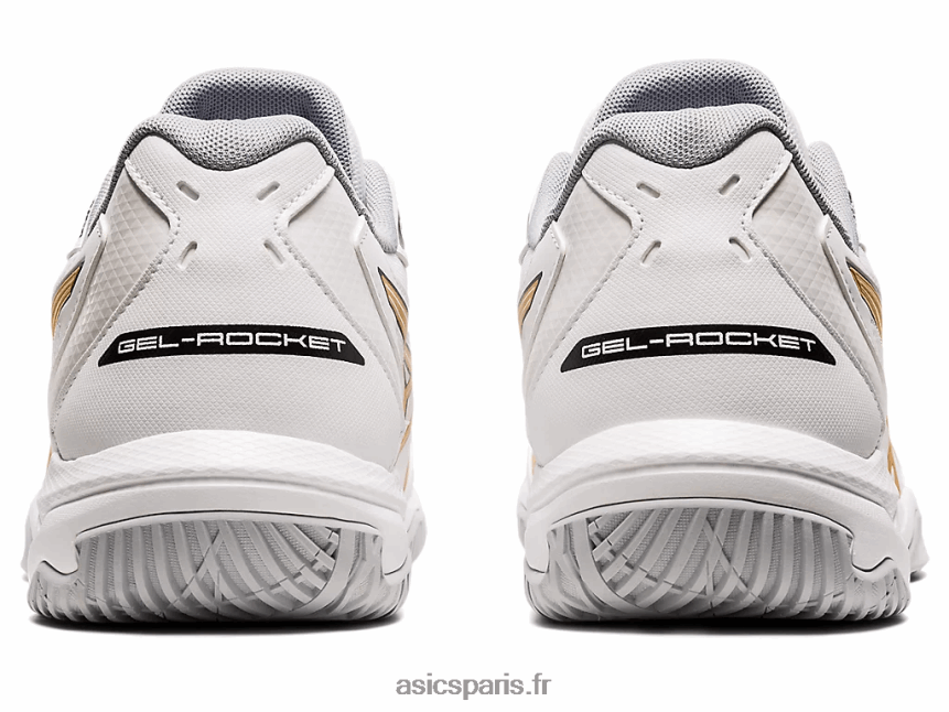 Hommes Asics gel-fusée 10 BXL8B21890 or blanc/pur