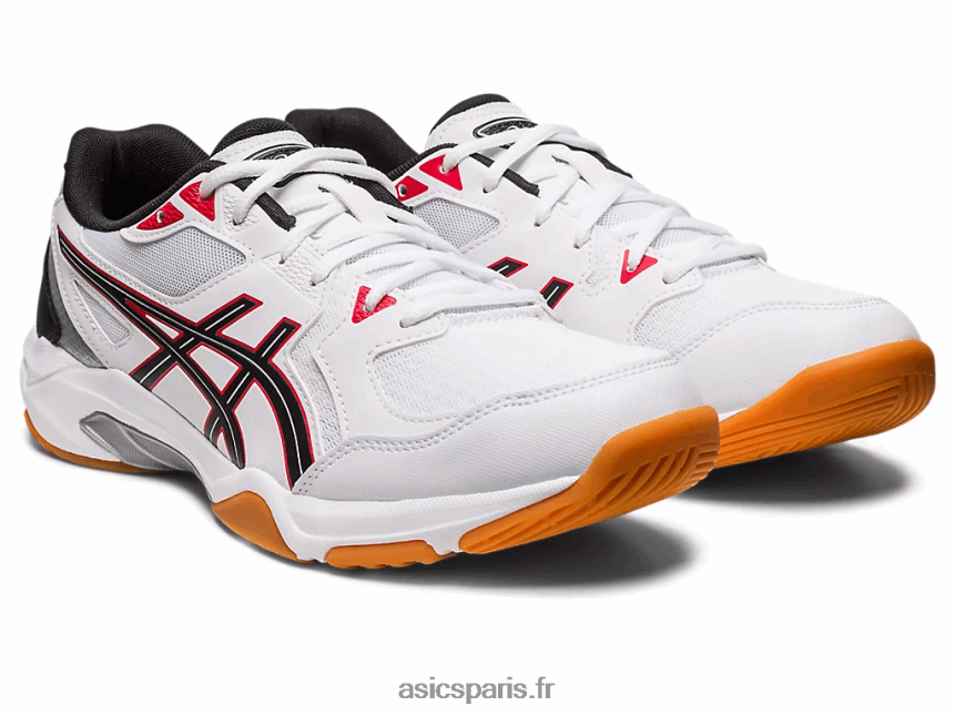 Hommes Asics gel-fusée 10 BXL8B231 blanc/rouge classique