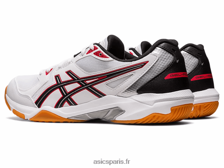 Hommes Asics gel-fusée 10 BXL8B231 blanc/rouge classique