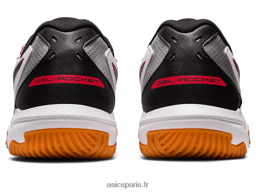 Hommes Asics gel-fusée 10 BXL8B231 blanc/rouge classique