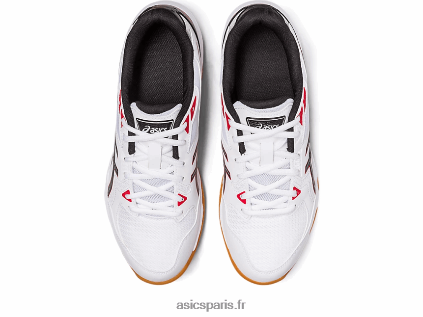 Hommes Asics gel-fusée 10 BXL8B231 blanc/rouge classique