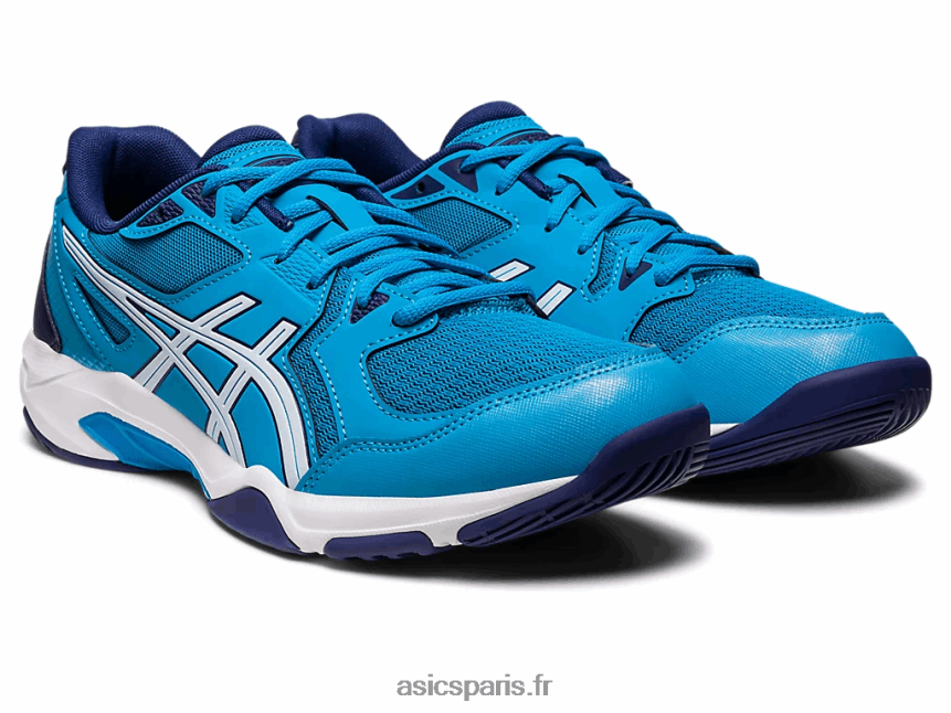 Hommes Asics gel-fusée 10 BXL8B2461 bleu île/blanc