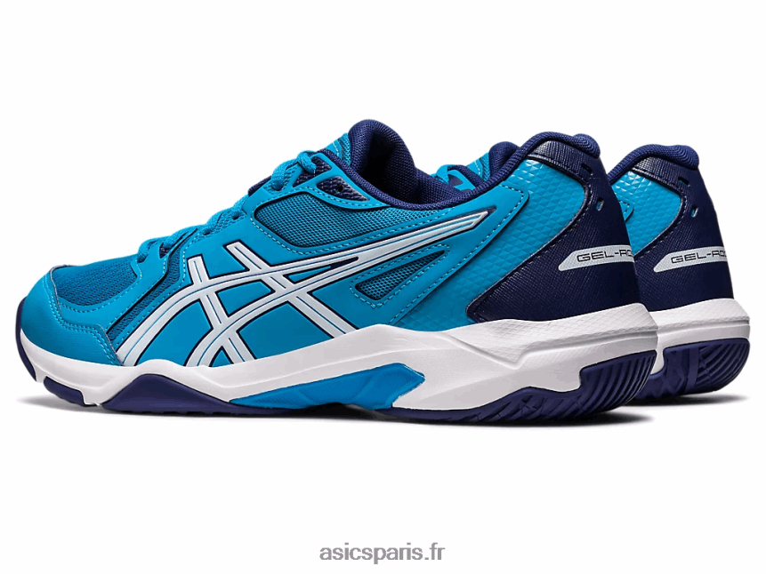 Hommes Asics gel-fusée 10 BXL8B2461 bleu île/blanc