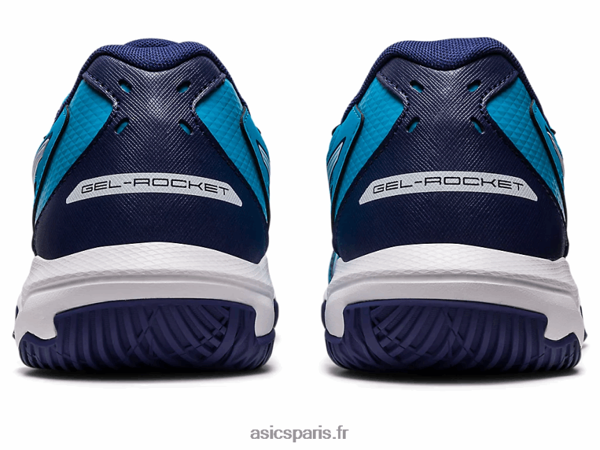 Hommes Asics gel-fusée 10 BXL8B2461 bleu île/blanc