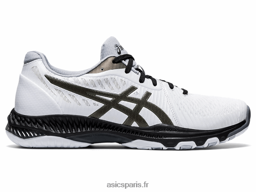 Hommes Asics netburner balistique ff 2 BXL8B21872 blanc/bronze