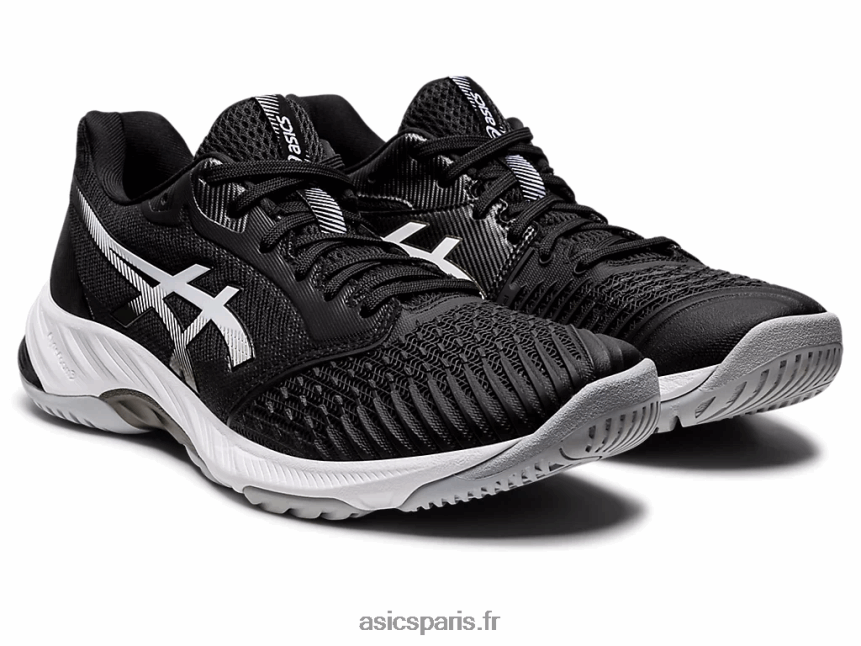 Hommes Asics netburner balistique ff 3 BXL8B21162 noir blanc