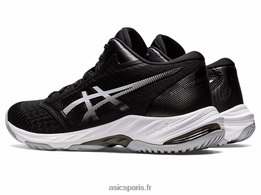 Hommes Asics netburner balistique ff mt 3 BXL8B21030 noir blanc