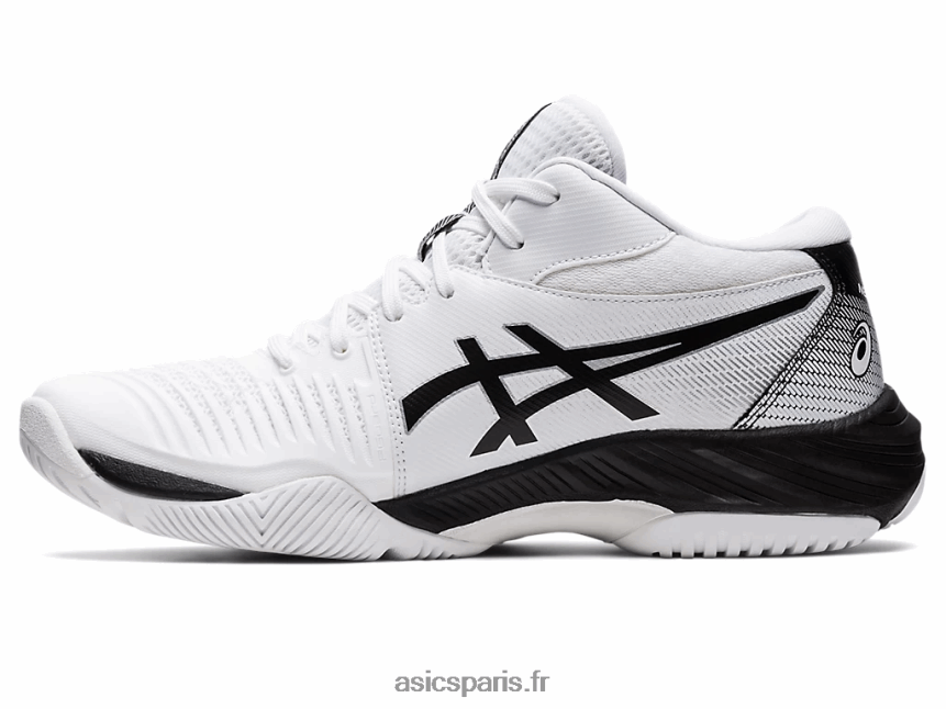 Hommes Asics netburner balistique ff mt 3 BXL8B21087 blanc noir