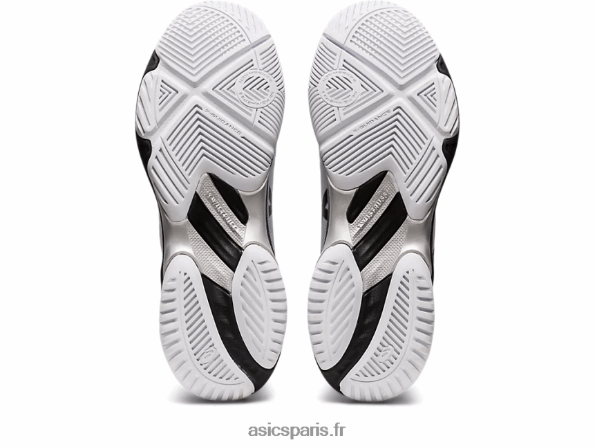 Hommes Asics netburner balistique ff mt 3 BXL8B21087 blanc noir