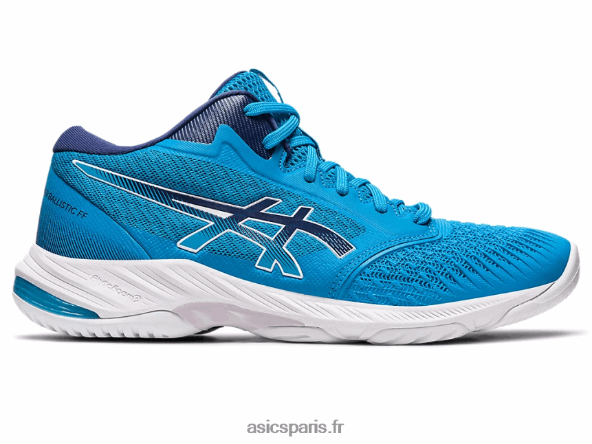 Hommes Asics netburner balistique ff mt 3 BXL8B2558 bleu île/bleu indigo