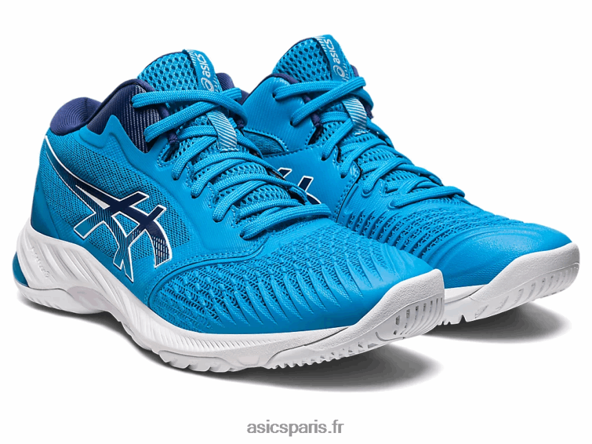Hommes Asics netburner balistique ff mt 3 BXL8B2558 bleu île/bleu indigo