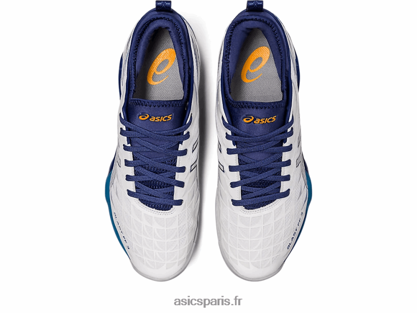 Hommes Asics souffle ff 3 BXL8B21134 blanc/océan profond