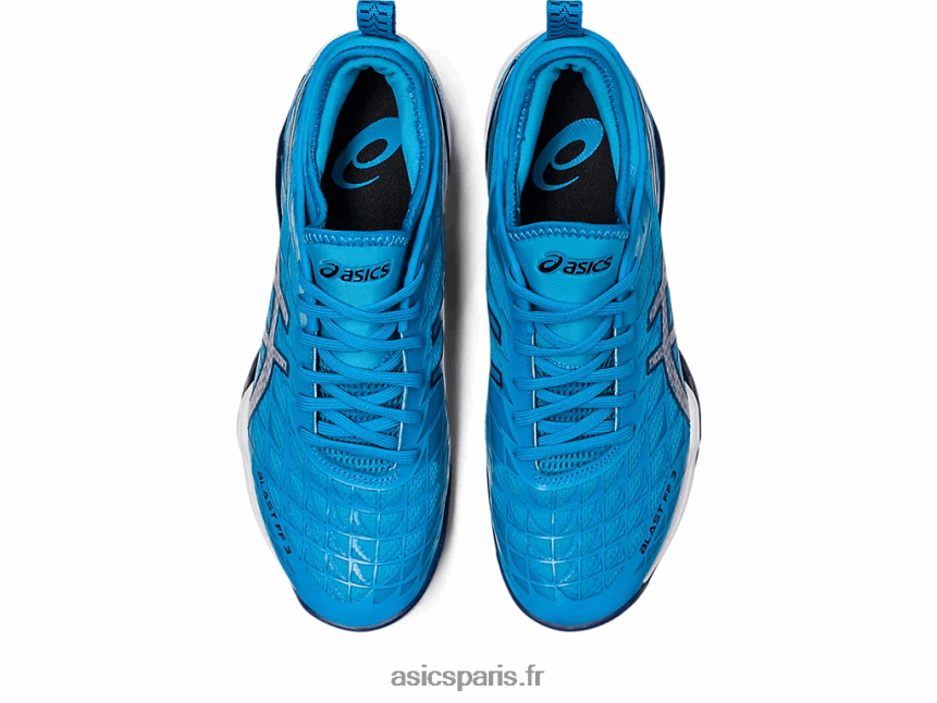 Hommes Asics souffle ff 3 BXL8B2573 bleu île/bleu indigo