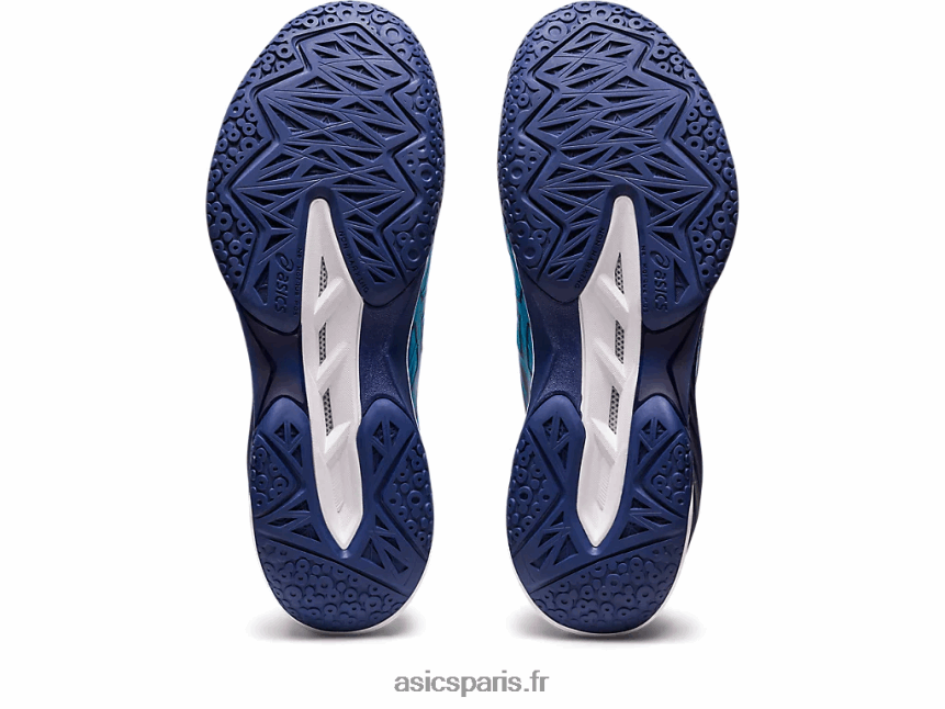 Hommes Asics souffle ff 3 BXL8B2573 bleu île/bleu indigo