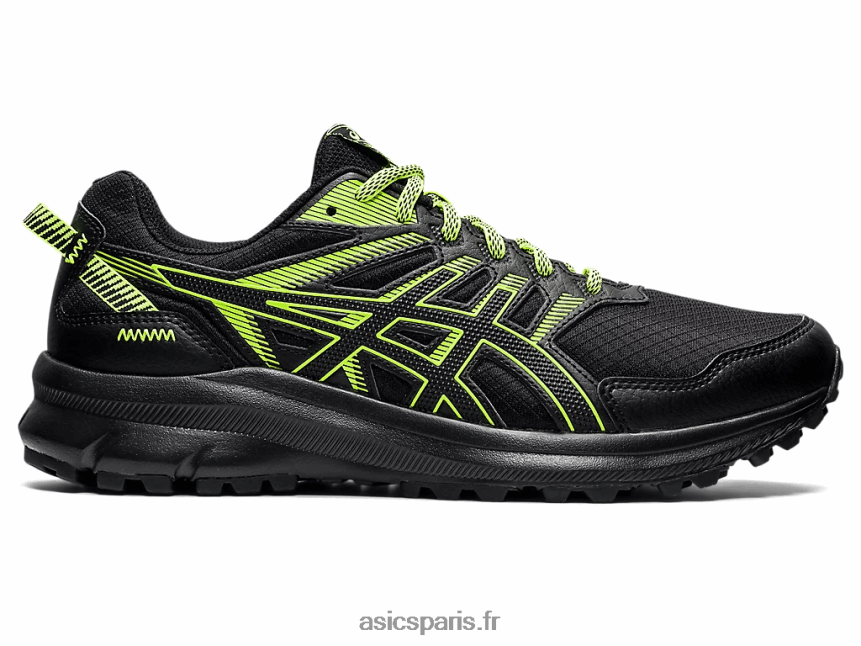 Hommes Asics éclaireur 2 BXL8B21535 noir/vert danger