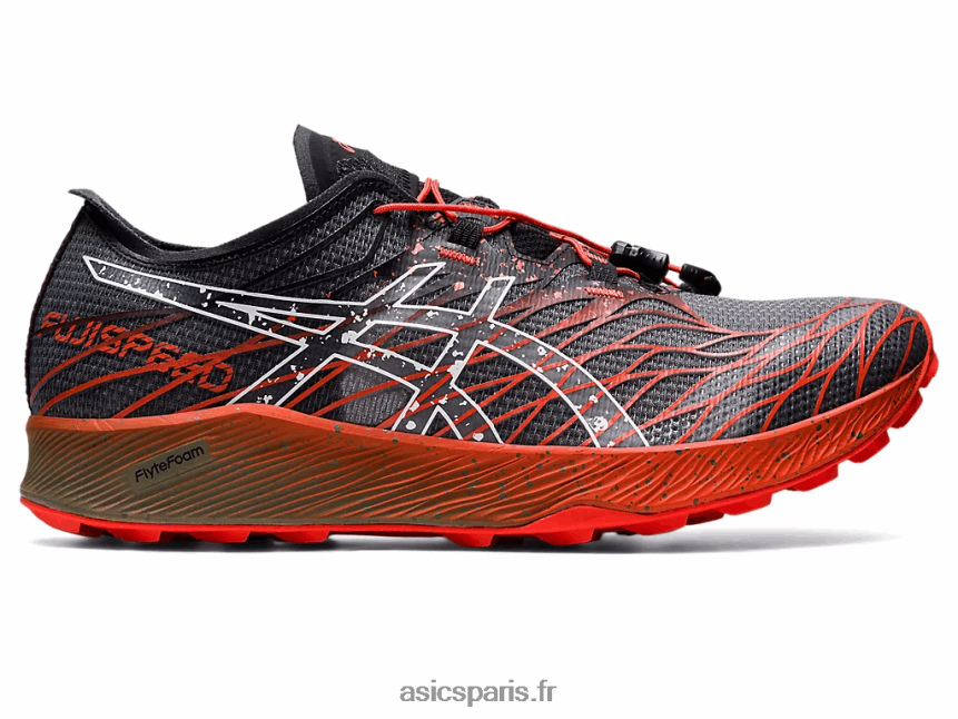 Hommes Asics fujispeed BXL8B2976 tomate noire/cerise