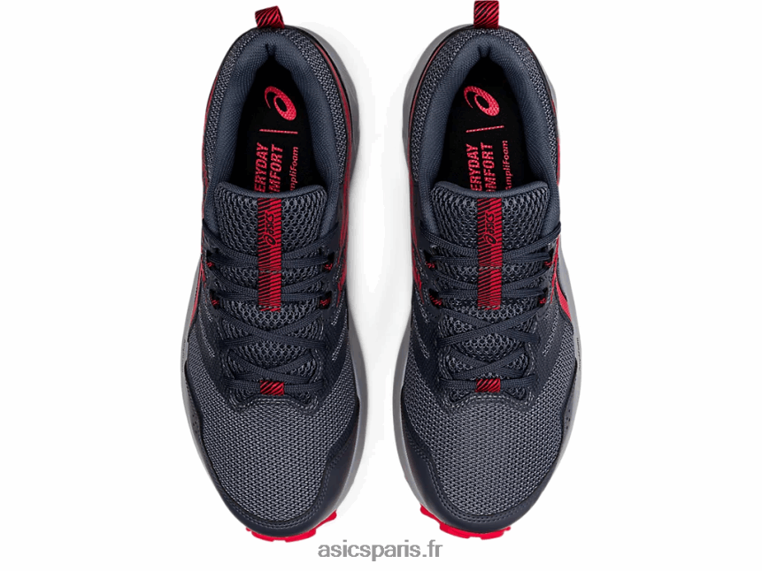 Hommes Asics gel-sonoma 6 BXL8B21777 gris porteur/rouge électrique