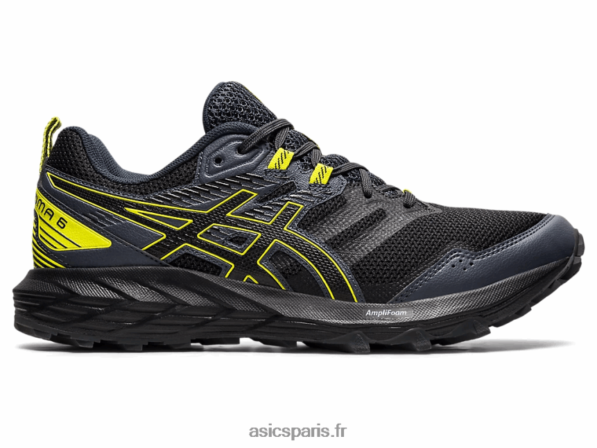 Hommes Asics gel-sonoma 6 BXL8B21955 gris graphite/yuzu acidulé