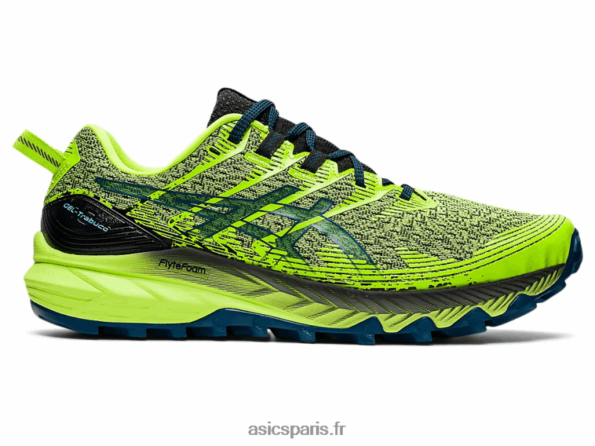Hommes Asics gel-trabuco 10 BXL8B2655 danger vert/noir