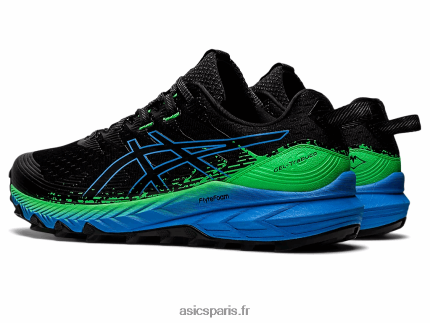 Hommes Asics gel-trabuco 10 BXL8B2959 côte noire/bleue