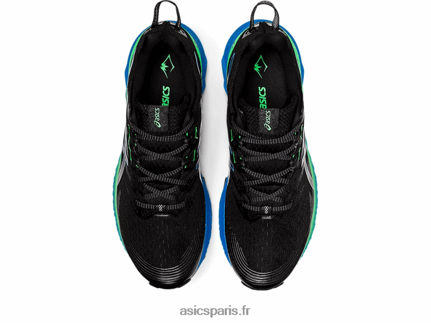 Hommes Asics gel-trabuco 10 BXL8B2959 côte noire/bleue