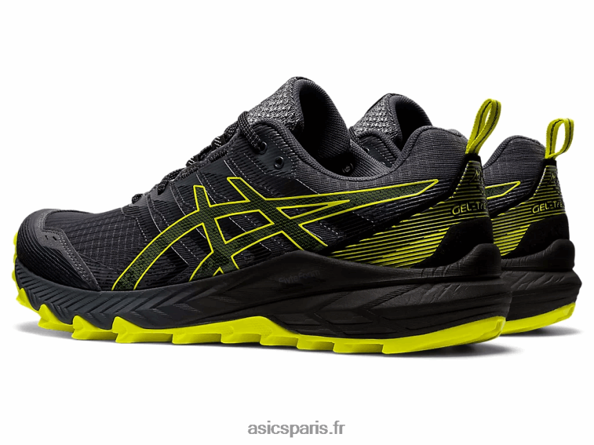 Hommes Asics gel-trabuco 9 BXL8B22008 gris porteur/yuzu acidulé