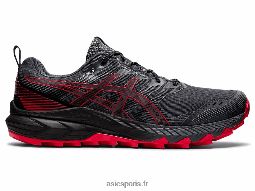 Hommes Asics gel-trabuco 9 BXL8B2670 gris porteur/rouge électrique