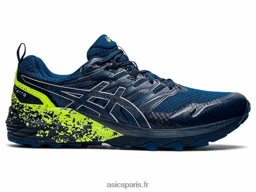 Hommes Asics gel-trabuco terra BXL8B21586 bleu mako/argent pur