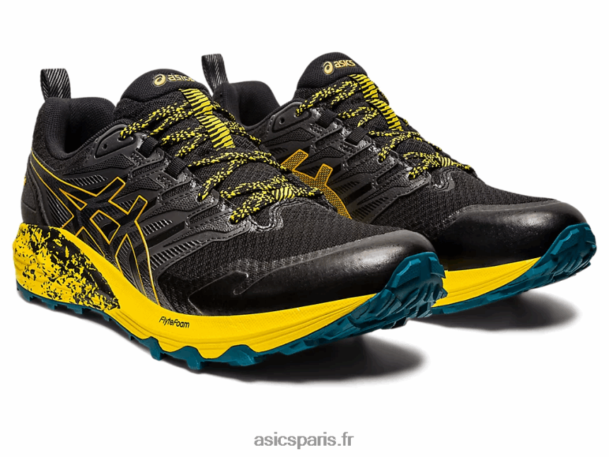 Hommes Asics gel-trabuco terra BXL8B2640 noir/tempête de sable