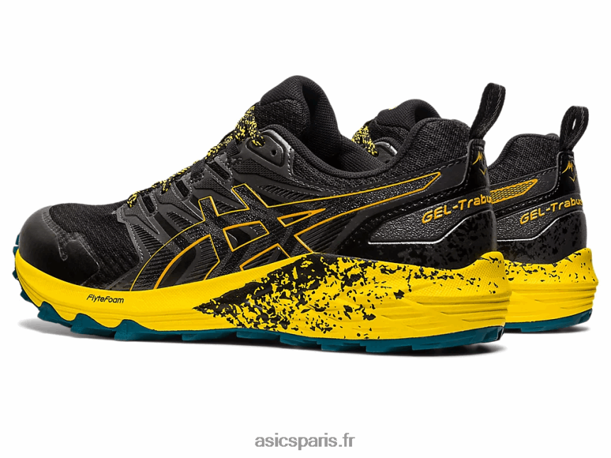 Hommes Asics gel-trabuco terra BXL8B2640 noir/tempête de sable
