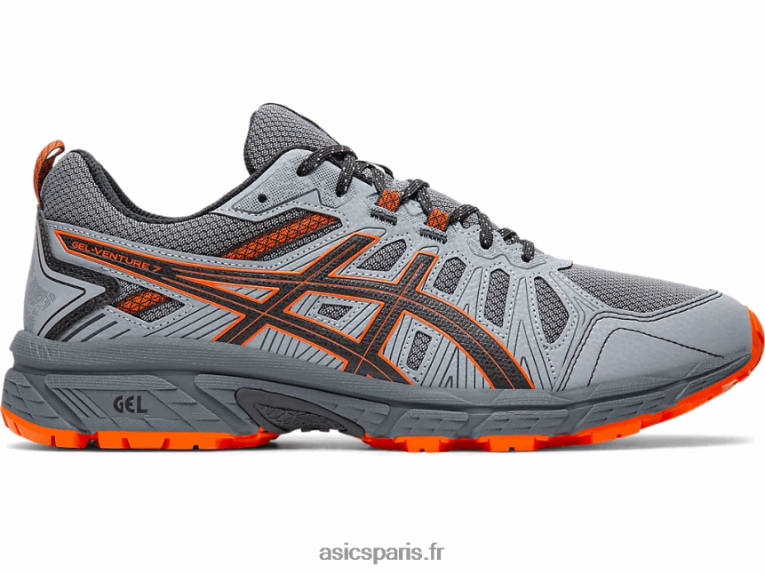 Hommes Asics gel-venture 7 extra large BXL8B22110 transporteur gris/habanero
