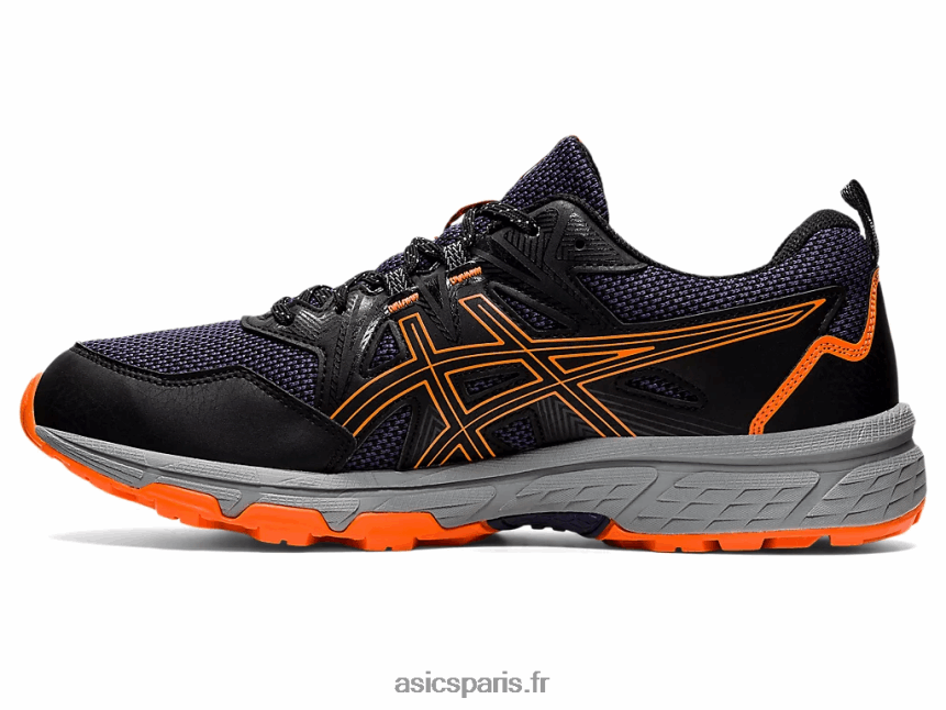 Hommes Asics gel-venture 8 BXL8B21490 noir/orange vif