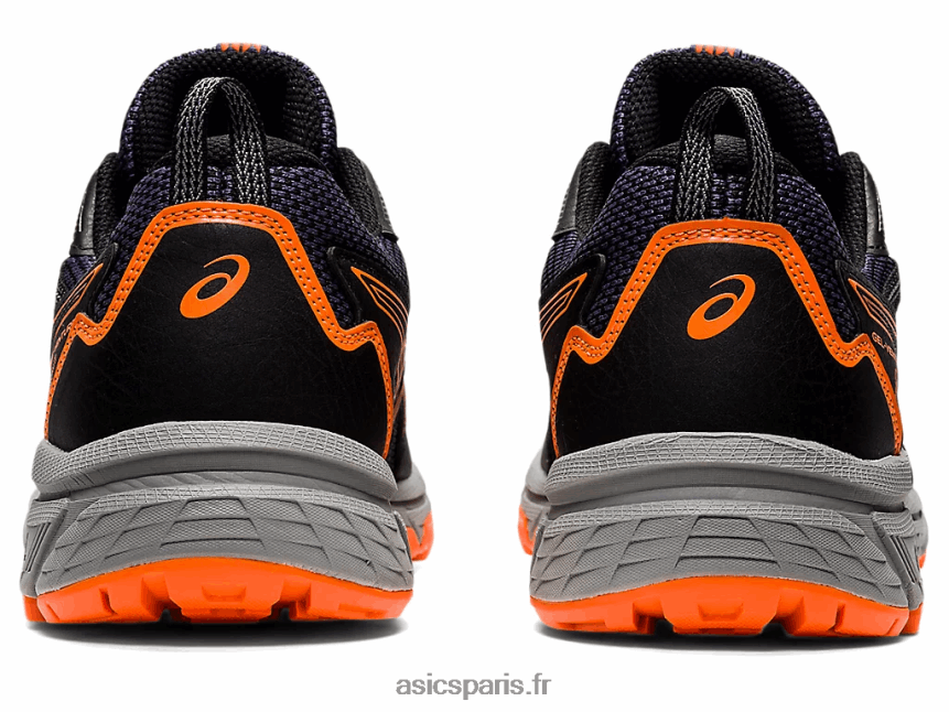 Hommes Asics gel-venture 8 BXL8B21490 noir/orange vif