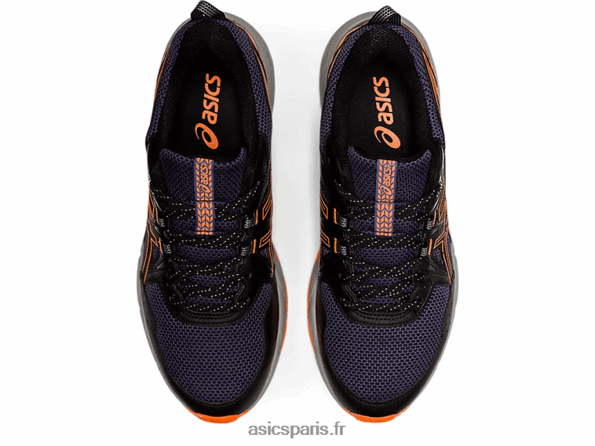 Hommes Asics gel-venture 8 BXL8B21490 noir/orange vif