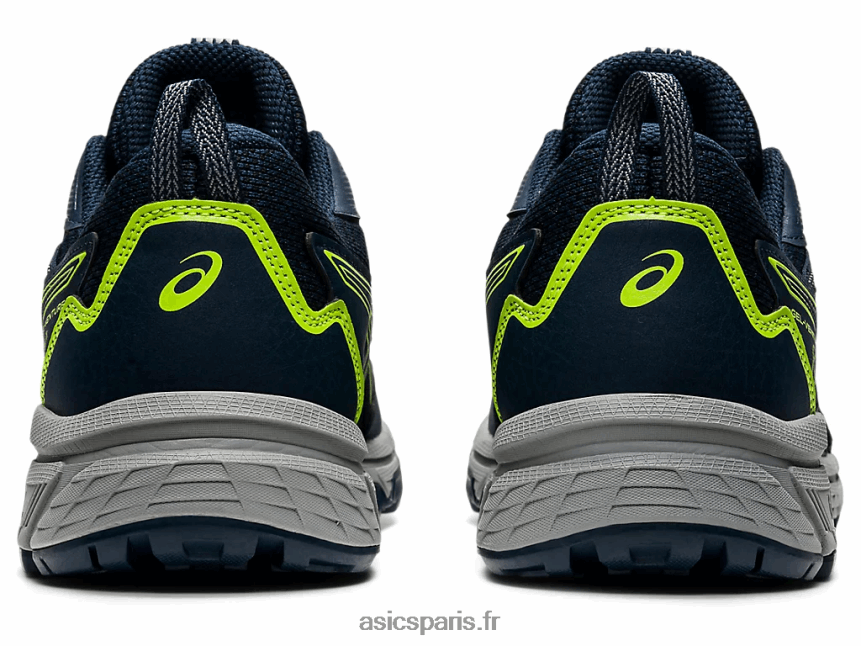 Hommes Asics gel-venture 8 BXL8B21496 bleu français/vert danger