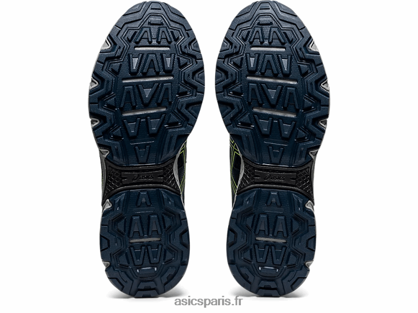 Hommes Asics gel-venture 8 BXL8B21496 bleu français/vert danger